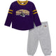 2-Piece Infant & Toddler Boys Baltimore Ravens Shirt and Sweatpant Set-Gerber Childrenswear Wholesale