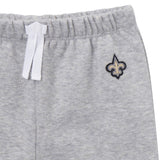 2-Piece Infant & Toddler Boys New Orleans Saints Shirt and Sweatpant Set-Gerber Childrenswear Wholesale