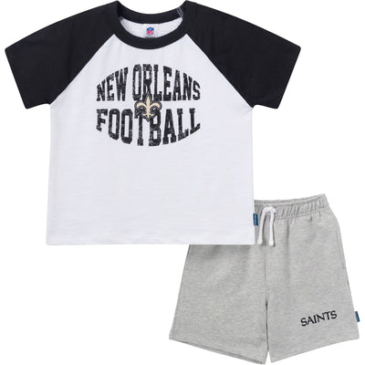 2-Piece Infant & Toddler Boys New Orleans Saints T-Shirt and Shorts Set-Gerber Childrenswear Wholesale