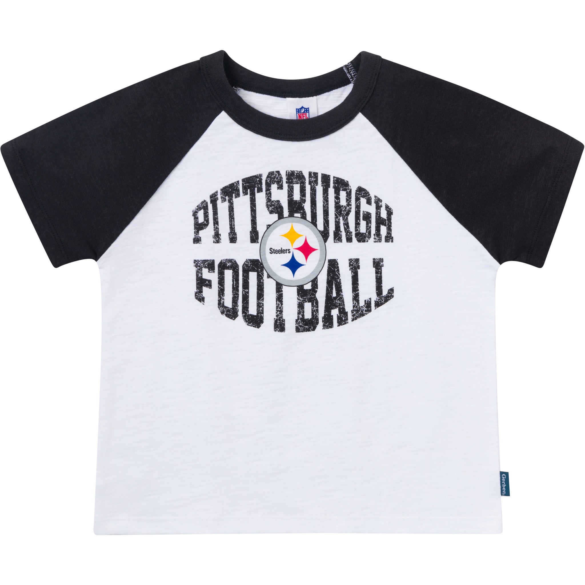2-Piece Infant & Toddler Boys Pittsburgh Steelers T-Shirt and Shorts Set-Gerber Childrenswear Wholesale