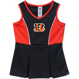 2-Piece Infant & Toddler Girls Cincinatti Bengals Dress and Panty Cover Set-Gerber Childrenswear Wholesale
