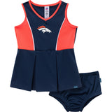 2-Piece Infant & Toddler Girls Denver Broncos Dress and Panty Cover Set-Gerber Childrenswear Wholesale
