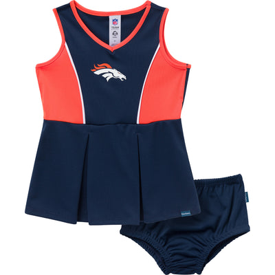 2-Piece Infant & Toddler Girls Denver Broncos Dress and Panty Cover Set-Gerber Childrenswear Wholesale