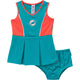 2-Piece Infant & Toddler Girls Miami Dolphins Dress and Panty Cover Set-Gerber Childrenswear Wholesale