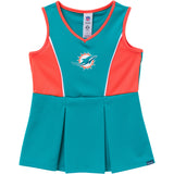 2-Piece Infant & Toddler Girls Miami Dolphins Dress and Panty Cover Set-Gerber Childrenswear Wholesale