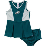 2-Piece Infant & Toddler Girls Philadelphia Eagles Dress and Panty Cover Set-Gerber Childrenswear Wholesale