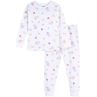 2-Piece Infant & Toddler Girls Lemonade Cotton Pajama Set-Gerber Childrenswear Wholesale