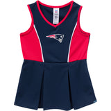 2-Piece Infant & Toddler Girls New England Patriots Dress and Panty Cover Set-Gerber Childrenswear Wholesale
