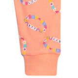 2-Piece Infant & Toddler Girls Peach Bracelets Cotton Pajama Set-Gerber Childrenswear Wholesale