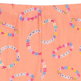2-Piece Infant & Toddler Girls Peach Bracelets Cotton Pajama Set-Gerber Childrenswear Wholesale