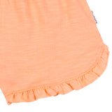 2-Piece Infant & Toddler Girls Peach Pocket Tee and Shorts Set-Gerber Childrenswear Wholesale