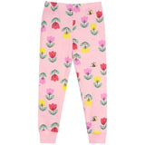 2-Piece Infant & Toddler Girls Pink Tulips Cotton Pajama Set-Gerber Childrenswear Wholesale
