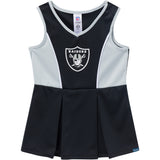 2-Piece Infant & Toddler Girls Las Vegas Raiders Dress and Panty Cover Set-Gerber Childrenswear Wholesale