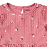 2-Piece Infant & Toddler Girls Rose Dress Set-Gerber Childrenswear Wholesale