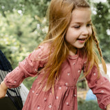 2-Piece Infant & Toddler Girls Rose Dress Set-Gerber Childrenswear Wholesale