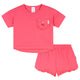 2-Piece Infant & Toddler Girls Rose Pocket Tee and Shorts Set-Gerber Childrenswear Wholesale