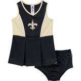2-Piece Infant & Toddler Girls New Orleans Saints Dress and Panty Cover Set-Gerber Childrenswear Wholesale