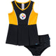 2-Piece Infant & Toddler Girls Pittsburgh Steelers Dress and Panty Cover Set-Gerber Childrenswear Wholesale