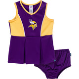 2-Piece Infant & Toddler Girls Minnesota Vikings Dress and Panty Cover Set-Gerber Childrenswear Wholesale