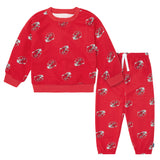 2-Piece Infant & Toddler Neutral Kansas City Chiefs Sweatshirt and Pant Set-Gerber Childrenswear Wholesale