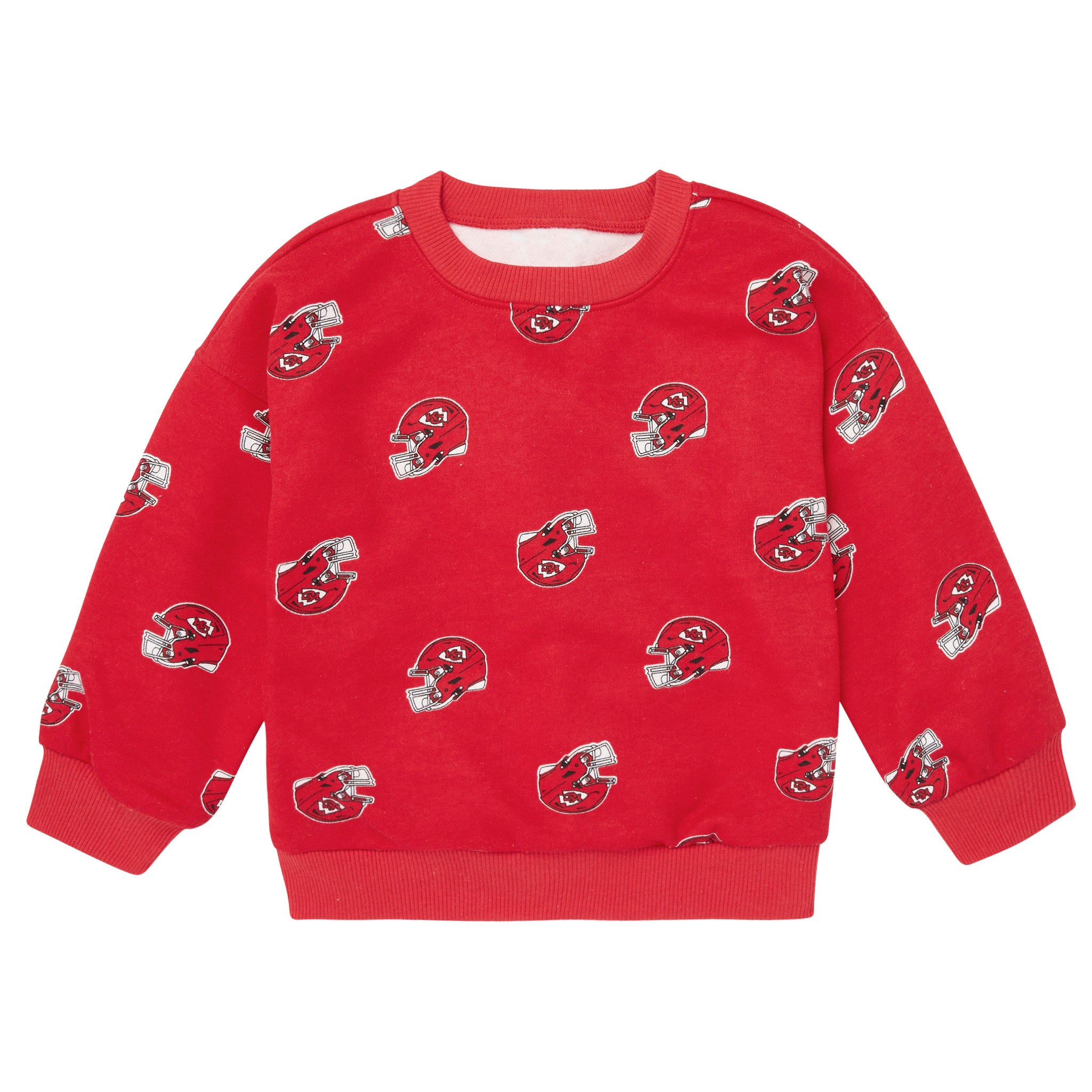 2-Piece Infant & Toddler Neutral Kansas City Chiefs Sweatshirt and Pant Set-Gerber Childrenswear Wholesale