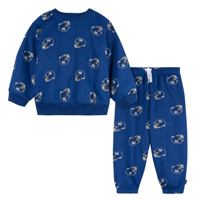 2-Piece Infant & Toddler Neutral New York Giants Sweatshirt and Pant Set-Gerber Childrenswear Wholesale