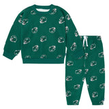 2-Piece Infant & Toddler Neutral New York Jets Sweatshirt and Pant Set-Gerber Childrenswear Wholesale