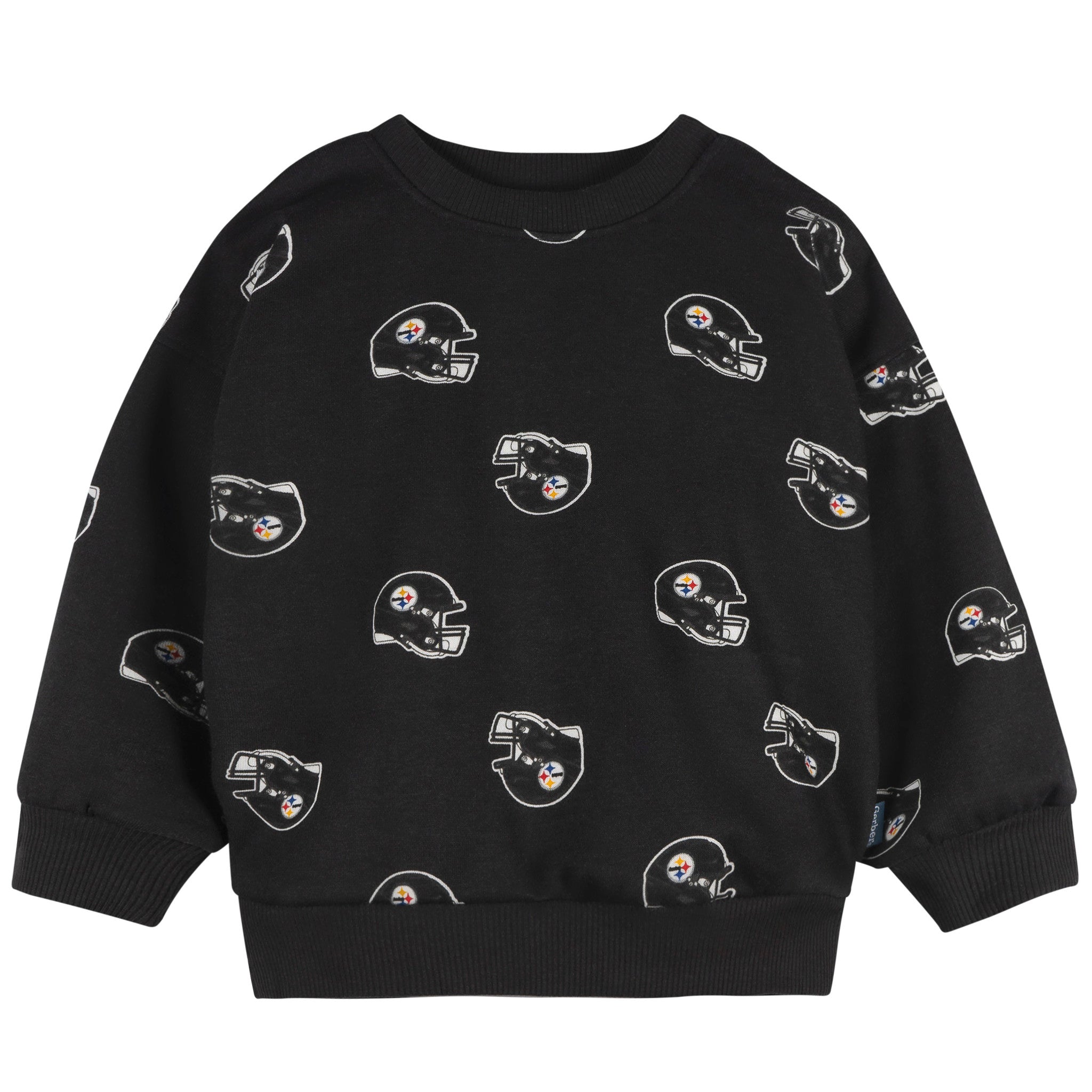 2-Piece Infant & Toddler Neutral Pittsburgh Steelers Sweatshirt and Pant Set-Gerber Childrenswear Wholesale