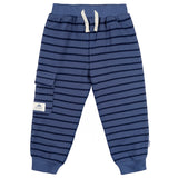 2-Piece Toddler Boys Blue Long Sleeve Top & Jogger Set-Gerber Childrenswear Wholesale