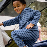 2-Piece Toddler Boys Blue Long Sleeve Top & Jogger Set-Gerber Childrenswear Wholesale