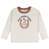 2-Piece Toddler Boys Western Horse Ranch Top and Jogger Set-Gerber Childrenswear Wholesale