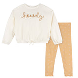 2-Piece Toddler Girls Horseshoes Top and Legging Set-Gerber Childrenswear Wholesale