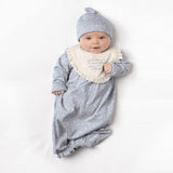 3-Piece Baby Girls Retro Floral Gown Set-Gerber Childrenswear Wholesale