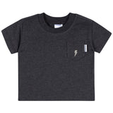 3-Pack Baby & Toddler Boys Black, Gray and White Short Sleeve T-Shirts-Gerber Childrenswear Wholesale