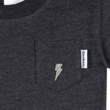 3-Pack Baby & Toddler Boys Black, Gray and White Short Sleeve T-Shirts-Gerber Childrenswear Wholesale