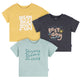 3-Pack Baby & Toddler Boys Blue, Gray and Yellow Short Sleeve T-Shirts-Gerber Childrenswear Wholesale
