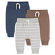 3-Pack Baby & Toddler Boys Leafless Tree Jogger Pants-Gerber Childrenswear Wholesale