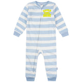 3-Pack Infant & Toddler Boys Trucks Footless Fleece Pajamas