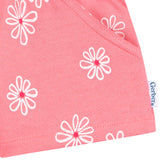 3-Pack Baby & Toddler Girls Coral Floral Knit Shorts-Gerber Childrenswear Wholesale