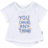 3-Pack Baby & Toddler Girls Pink, Blue and White Short Sleeve T-Shirts-Gerber Childrenswear Wholesale