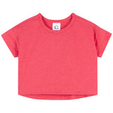 3-Pack Baby & Toddler Girls Pink, Gray and White Short Sleeve Shirts-Gerber Childrenswear Wholesale