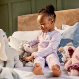 3-Pack Infant & Toddler Girls Princess Footless Fleece Pajamas