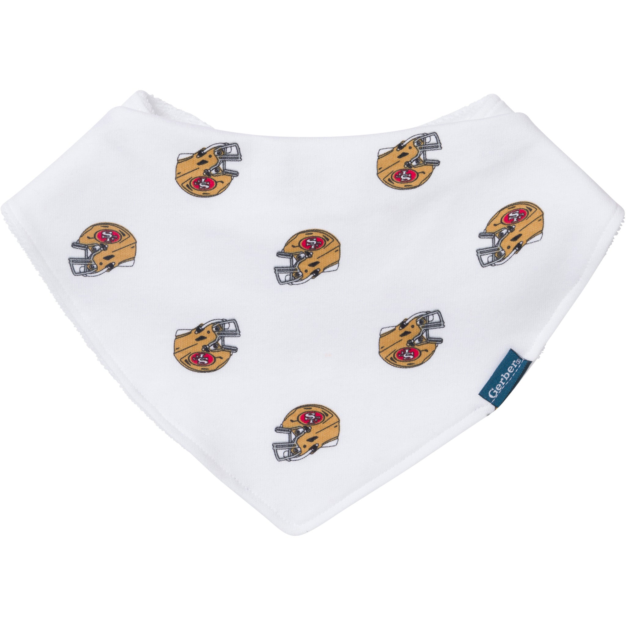 3-Pack Baby Neutral 49ers Bibs and Burp Cloth Set-Gerber Childrenswear Wholesale