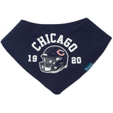 3-Pack Baby Neutral Chicago Bears Bibs and Burp Cloth Set-Gerber Childrenswear Wholesale