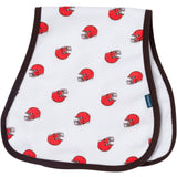 3-Pack Baby Neutral Cleveland Browns Bibs and Burp Cloth Set-Gerber Childrenswear Wholesale