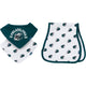 3-Pack Baby Neutral Philadelphia Eagles Bibs and Burp Cloth Set-Gerber Childrenswear Wholesale