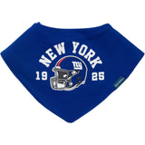3-Pack Baby Neutral New York Giants Bibs and Burp Cloth Set-Gerber Childrenswear Wholesale