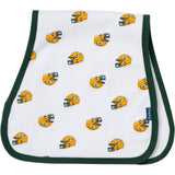 3-Pack Baby Neutral Green Bay Packers Bibs and Burp Cloth Set-Gerber Childrenswear Wholesale