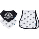 3-Pack Baby Neutral Las Vegas Raiders Bibs and Burp Cloth Set-Gerber Childrenswear Wholesale