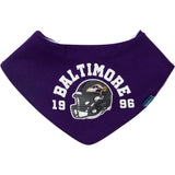 3-Pack Baby Neutral Baltimore Ravens Bibs and Burp Cloth Set-Gerber Childrenswear Wholesale